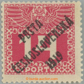 239713 -  Pof.68, Large numerals 14h red, type III.; hinged, exp. Vrb