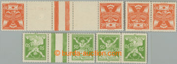 239762 -  Pof.148TBa+TBb, 156TBa+TBb, Pigeon-issue 20h orange + issue