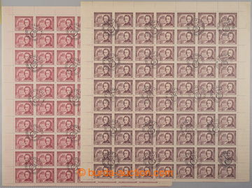 239812 - 1949 COUNTER SHEET / Pof.517-518, Chopin, complete set of in