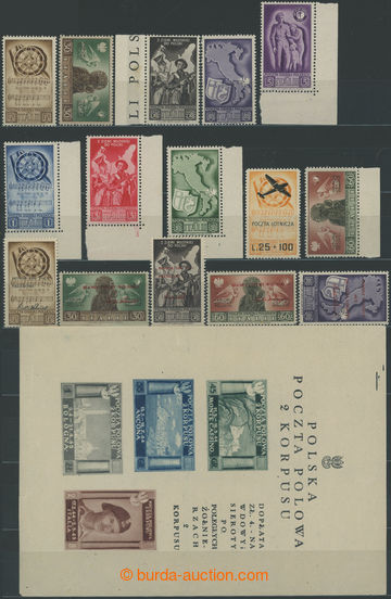 239908 - 1946 POLISH LEGIONS - CORPO POLACCO / selection of stamps on