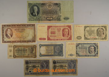 239913 - 1917-1965 SESTAVA / 17ks různých bankovek, obsahuje bankov