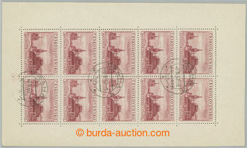 239944 - 1954 Pof.PL774, Mauzoleum 1,20Kčs, ruční DR PRAHA 3/ 8.IV