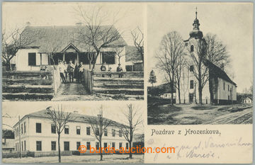 239977 - 1911 NOVÝ HROZENKOV - vícezáběrová čb pohlednice, pro
