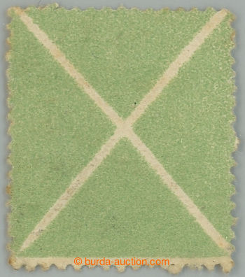 240152 - 1858 Ondřejský kříž velký zelený, od hodnoty 3Kr; tě