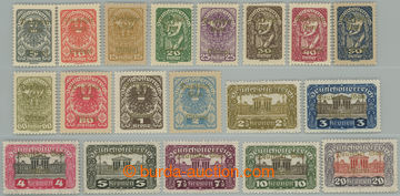 240167 - 1920 LOCAL ISSUE - OSTTIROL / Postage stamps 5h - 20K with 2