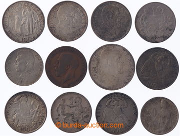 240259 - 1921-1949 ČSR / sestava 11ks Ag mincí: 10Kč 1928 - 10 let