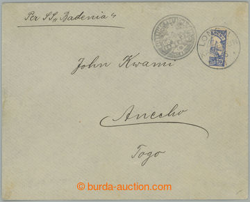 240266 - 1911 Mi.10H (dříve MI.I), PROVISORIUM LONGJI, dopis s půl