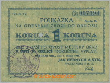 240271 - 1915 NOUZOVKY PO ROCE 1914 / DH.219.1.5a var., Ústí nad Or