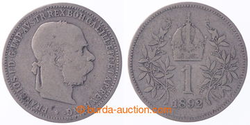 240300 - 1892 AUSTRIA-HUNGARY / Franz Joseph I. (1848-1916), 1 crown 