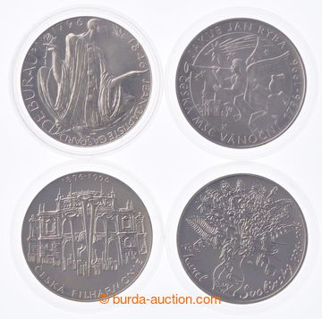 240304 - 1996 ČR / sestava 4ks Ag pamětních mincí: 200Kč 1996 - 