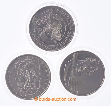 240306 - 1995 ČR / sestava 3ks Ag pamětních mincí: 200Kč 1995 - 