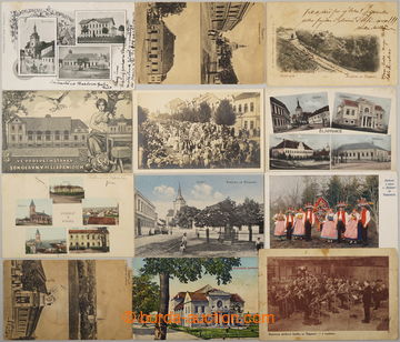 240320 - 1899-1940 ŠLAPANICE / soubor 12ks různých pohlednic malé