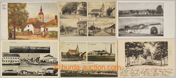 240324 - 1899-1941 MODŘICE /  soubor 6ks různých pohlednic malého