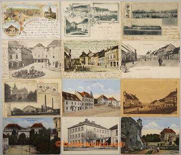 240326 - 1899-1930 SLAVKOV U BRNA /  soubor 17ks různých pohlednic 