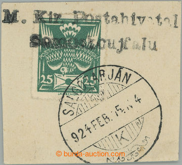 240332 - 1924 POSTOUPENÉ ÚZEMÍ MAĎARSKU - ŠOMOŠOVÁ  / Pof.249A