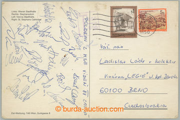240339 - 1987 HOKEJ / MS 1987 VÍDEŇ / pohlednice zaslaná do Česko