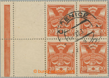 240355 -  Pof.148K, 20h oranžová, 6-blok (4 zn. a 2 kupóny) s lev�