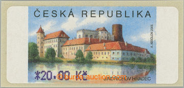 240417 - 2005 Pof.AT3, Jindřichův Hradec, hodnota 20Kč s hodnotov