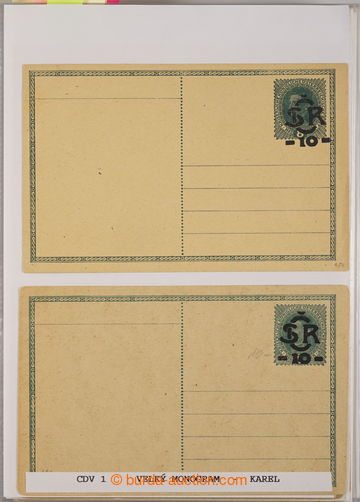 240452 - 1918-1938 [COLLECTIONS]  CELINOVÉ DOPISNICE / selection of 