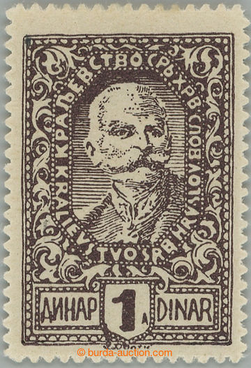 240488 - 1920 VYDÁNÍ PRO SLOVINSKO / Mi.129I, Petr I. 1Din s hledan