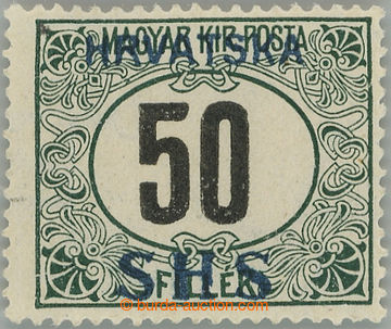 240503 - 1918 VYDÁNÍ PRO CHORVATSKO / DOPLATNÍ / Mi.36, Černé č
