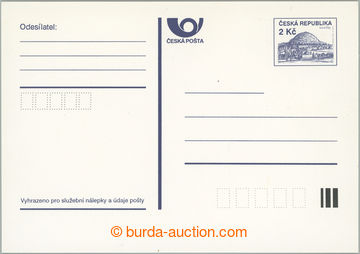 240519 - 1993 Pof.CDV1Xb, Říp with small frame, yellowish paper; ve