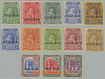 240566 - 1913-1917 SG.108s-120s, Jiří V.  ½P - £1; kompletní sé