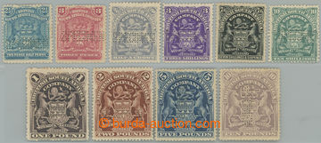 240571 - 1898-1908 SG.80-81s, 85-86s, 88s-93s, Znak 2½P - 10£; vše