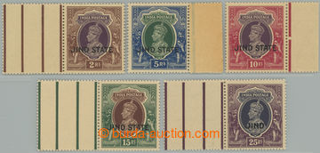 240604 - 1937-1941 SG.122-125, 136, George VI., highest value margina