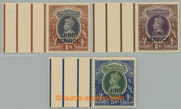 240605 - 1939-43 SG.O83-O85, official George VI. highest value with g