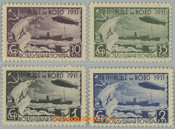 240649 - 1931 Mi.402A-405A, Polar Flight 30k - 2R; complete set, mint