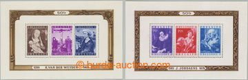 240671 - 1949 Mi.Bl.21-22, souvenir sheets Weyden and Jordaens, corre