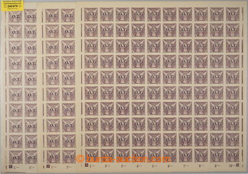 240678 - 1934 ARCHOVINA / Pof.OT1, 10h fialová, 3x kompletní 100ks 