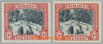 240737 - 1901 SG.32a, Vodopády 1P břidlicově černá / červená b