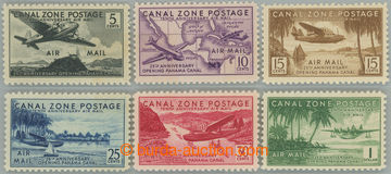 240748 - 1939 US ADMINISTRATION Sc.C15-C20, air-mail 5c-$1; complete 