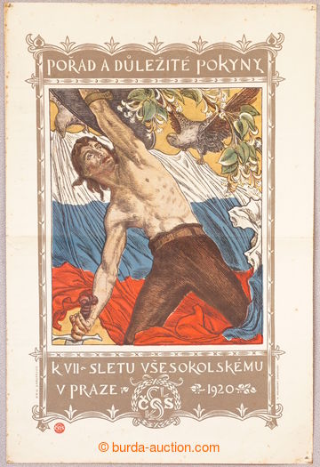 240749 - 1920 ČSR I. / SOKOL / VII. všesokolský slet v Praze, prop