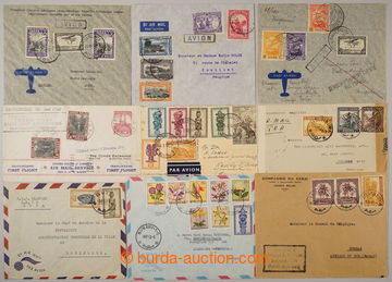 240787 - 1939-1956 SELECTION of / 13 letters, from that 3x Reg and ai