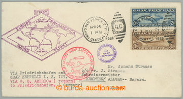 240846 - 1930 ZEPPELIN / SÜDAMERIKAFAHRT; Sie.64BII+64CII, card roun