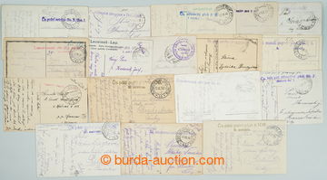 240860 - 1919 [COLLECTIONS] selection of 28 pcs of Ppc with postmarks