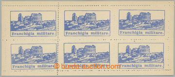 240881 - 1943 TUNIS / Sass.F1, okupační vydání Franchigia Militar