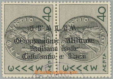 240889 - 1941 CEFALONIA - Italská okupace / Sass.14f, 2x řecká Myt