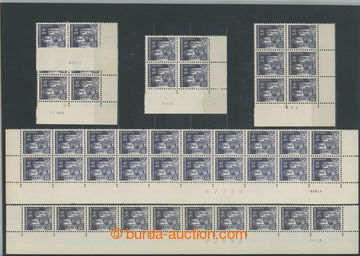 240896 - 1960 Pof.1101, Castles 5h, comp. of 6 date from y. 1960-1965