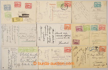 240970 - 1919-1920 SELECTION of / selection of 22 pcs of entires, 5x 