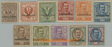 240988 - 1903 Sass.19-29, italské přetiskové 1C - 5L s přetiskem 