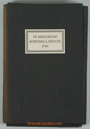 241012 - 1942 IN MEMORIAM BOHUMILA HEINZE 1940 / important publicatio
