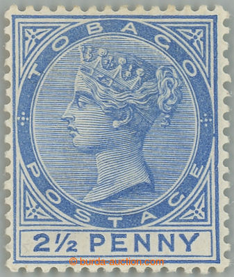 241038 - 1882-1884 SG.16ca, Viktorie 2½P modrá s DV - SLASH FLAW RE