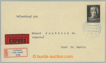 241151 - 1944 MODRÉ DR / TURČIANSKÝ SVÄTÝ MARTIN/ 14.III.44/m/ D