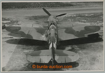 241235 -  RAF / Czechoslovak pilots in England,  B/W photo airplane f