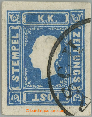 241239 - 1858 Ferch.16a, FJ I. 1.05Kr světle modrá, s fragmentem DR