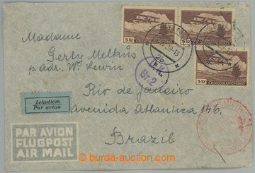 241291 - 1939 KATAPULT / EUROPA - SÜDAMERIKA / BRNO - RIO DE JANEIRO
